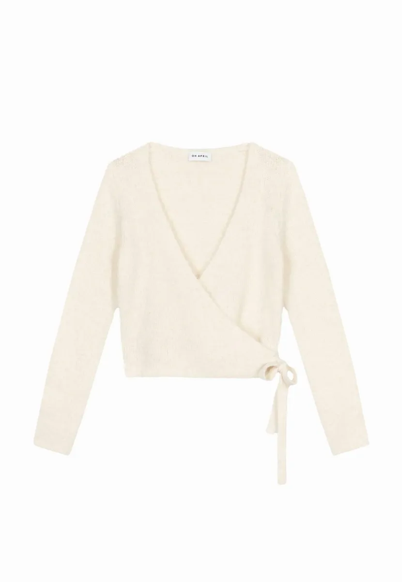 Strickjacke - ivory
