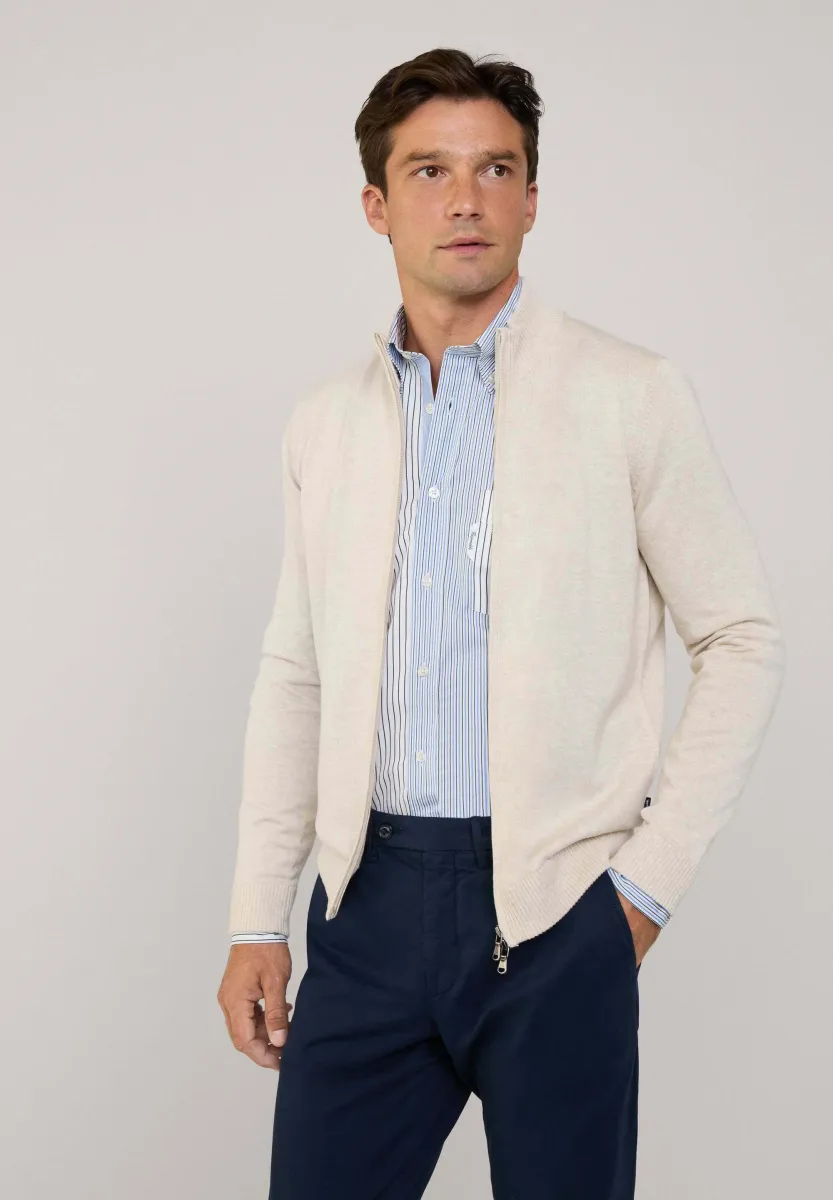 Strickjacke - light beige