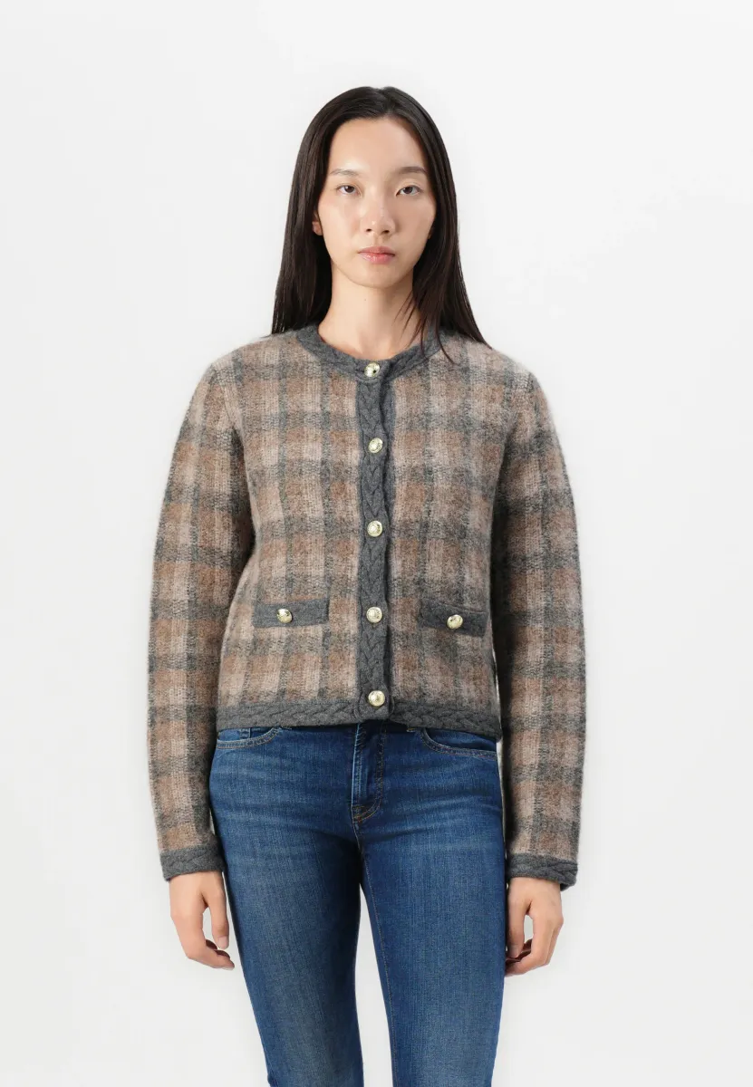 Strickjacke - light brown