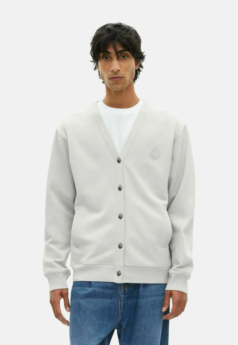 Strickjacke - light grey