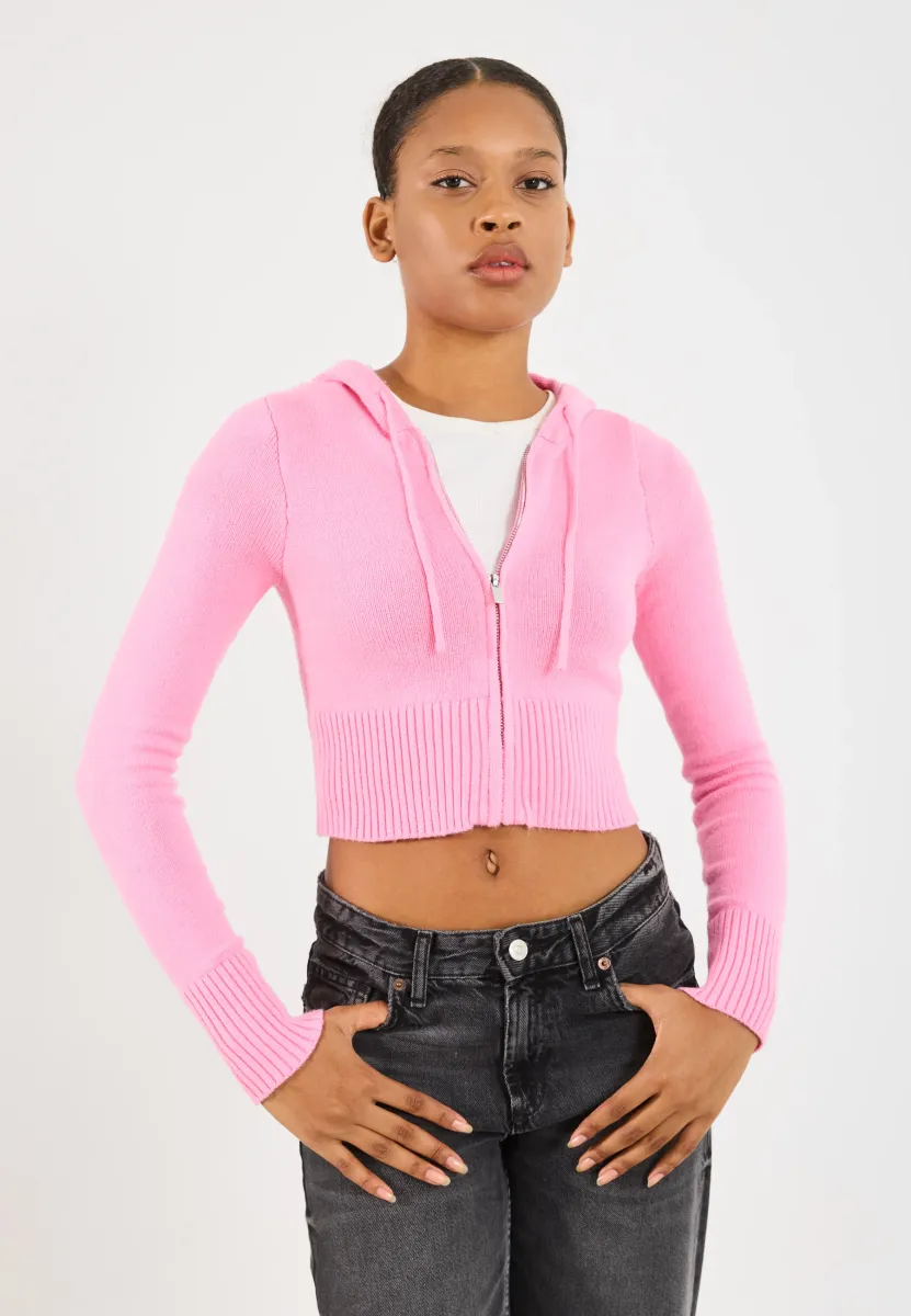 Strickjacke - light pink