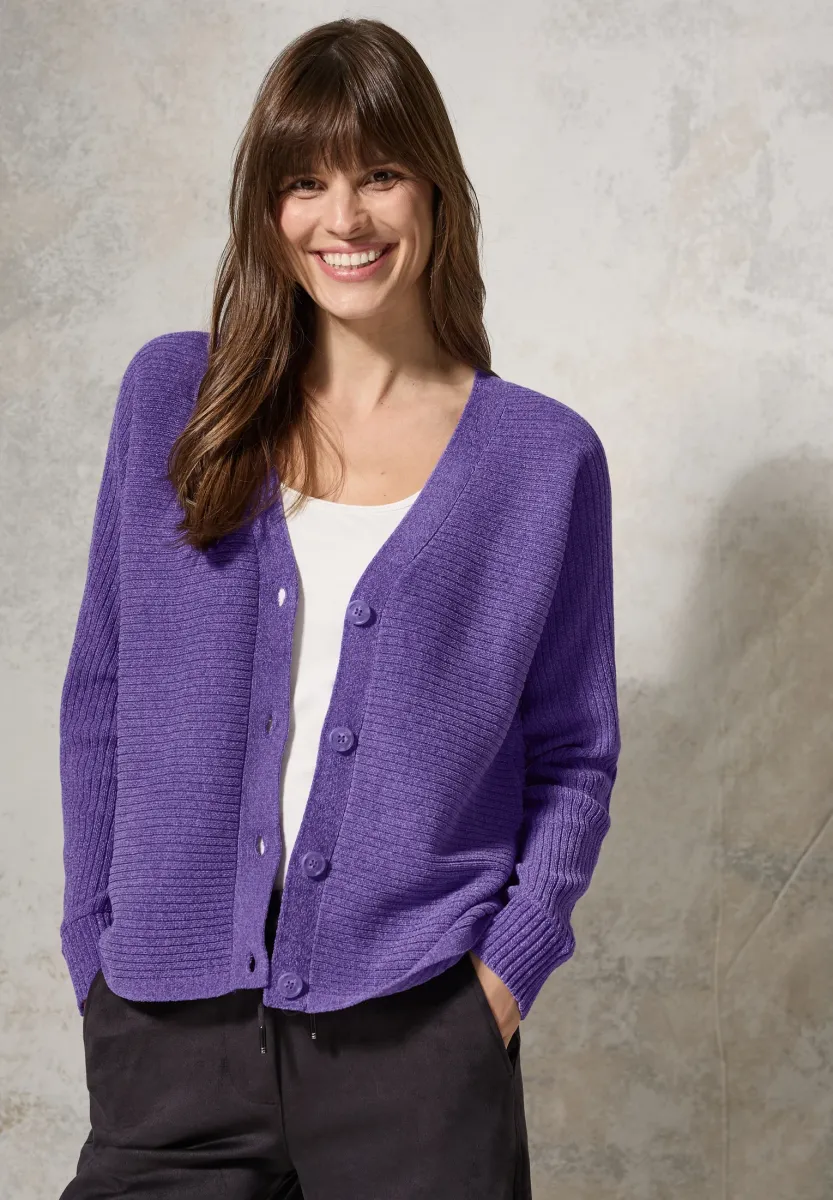 Strickjacke - lila