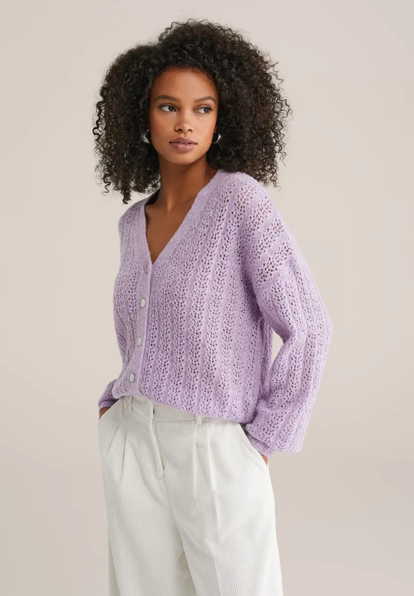 Strickjacke - lilac