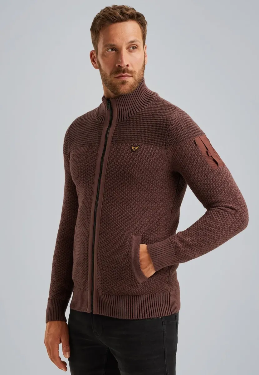Strickjacke - marron