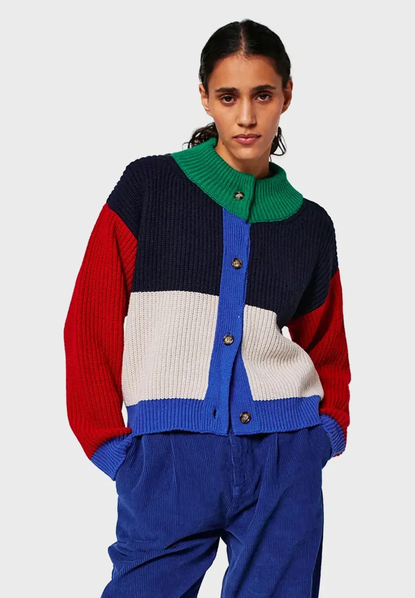 Strickjacke - multicolor