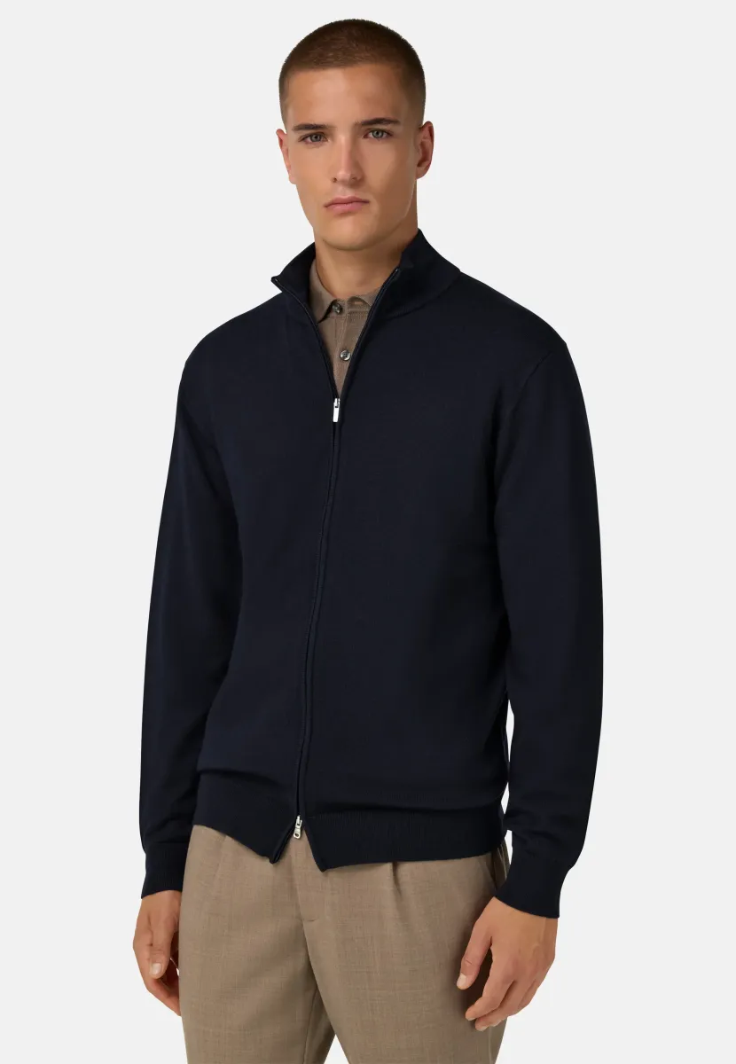 Strickjacke - navy blue