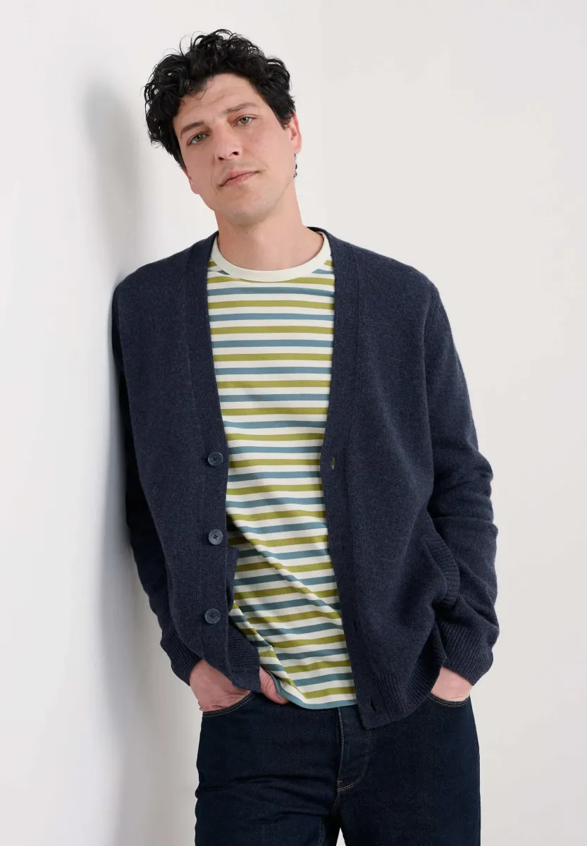 Strickjacke - navy sea storm