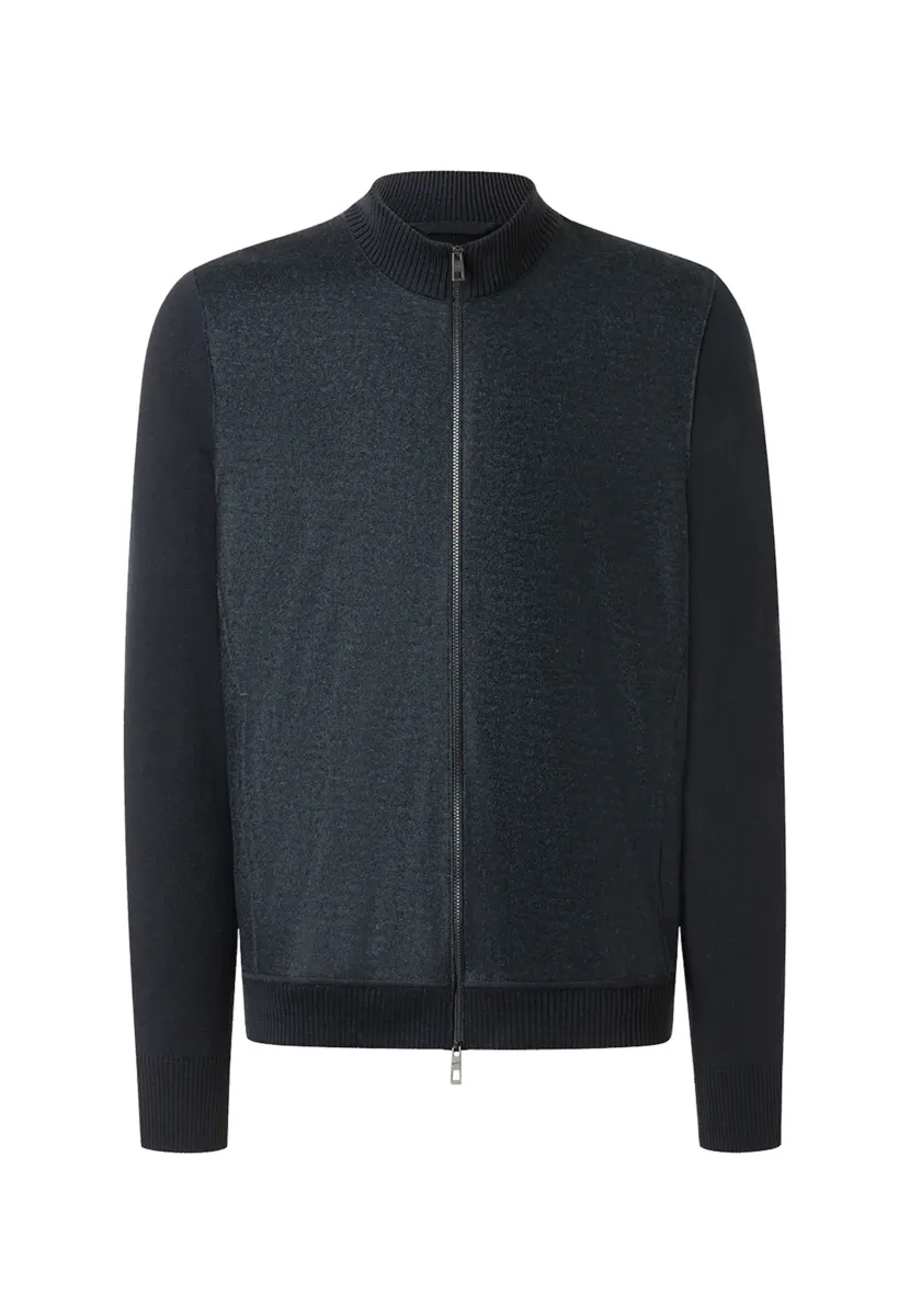 Strickjacke - navy