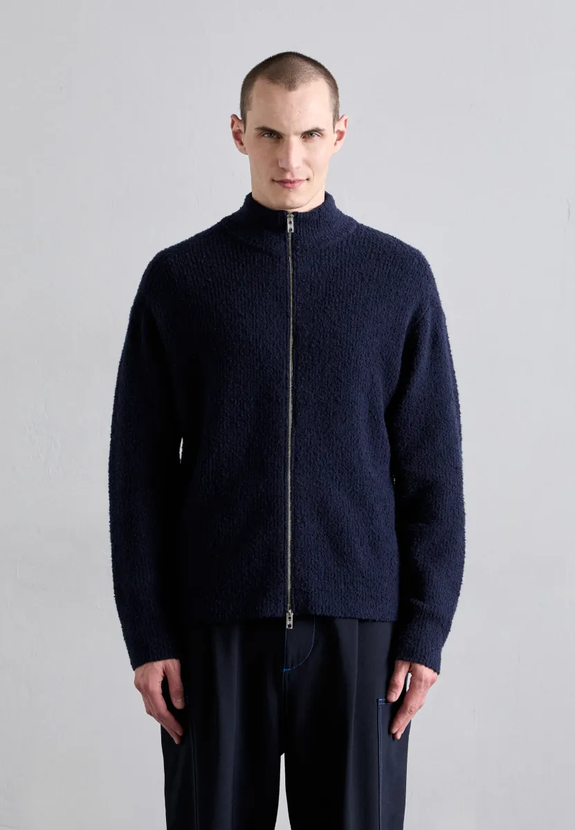 Strickjacke - navy