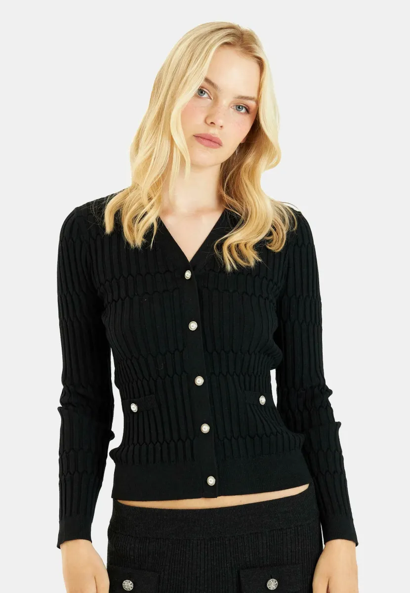 Strickjacke - nero