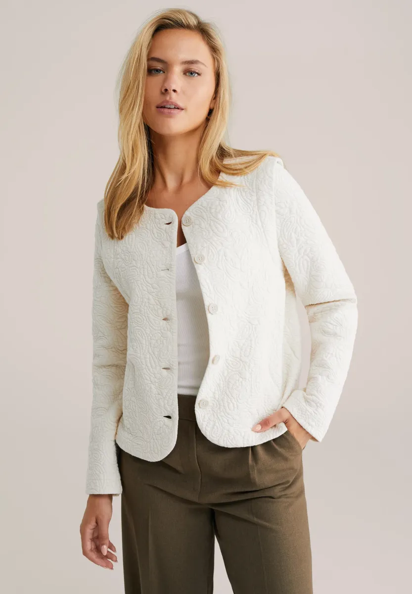 Strickjacke - off-white