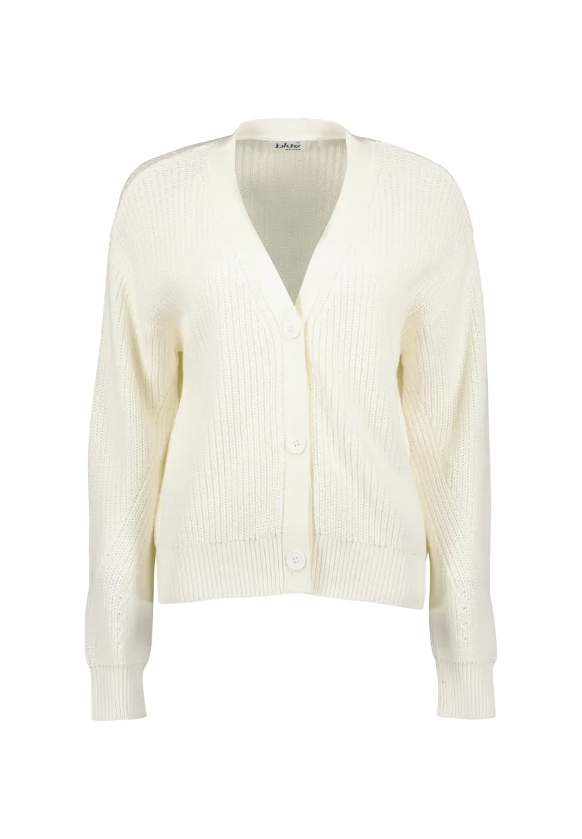 Strickjacke - offwhite
