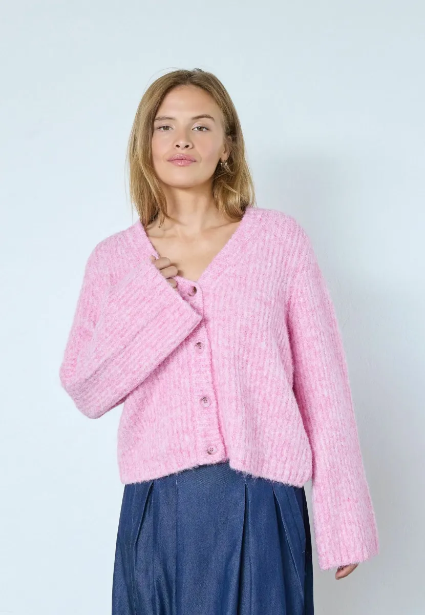 Strickjacke - pale pink
