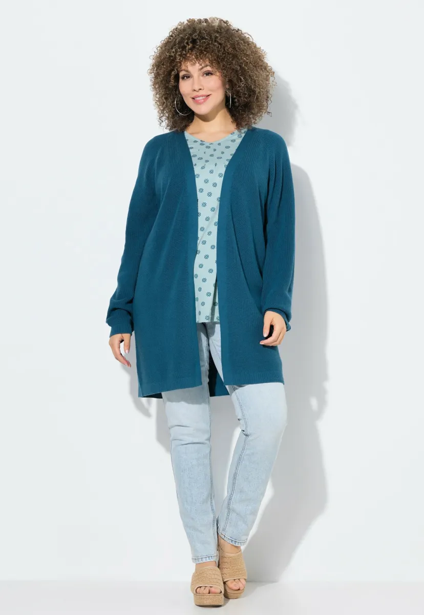 Strickjacke - petrol