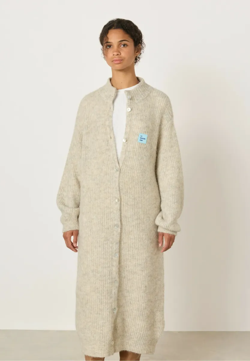 Strickjacke - poudreuse chine