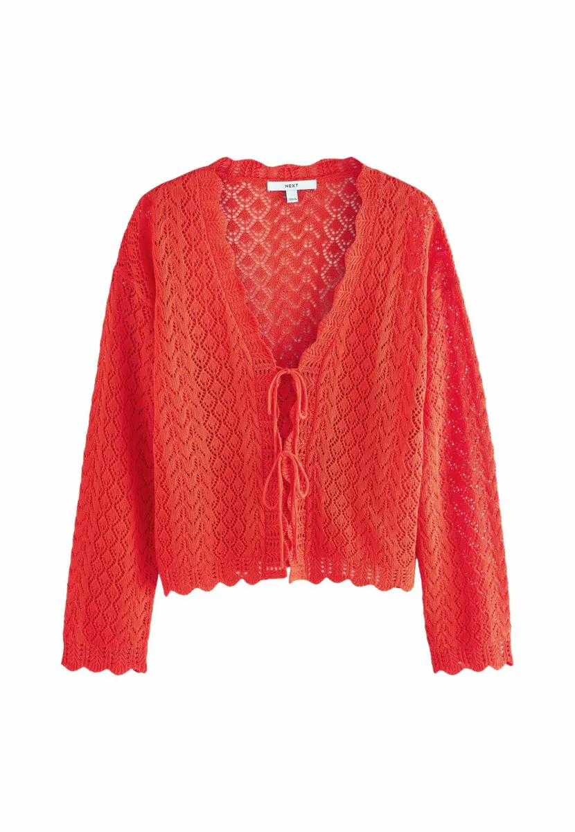 Strickjacke - red orange