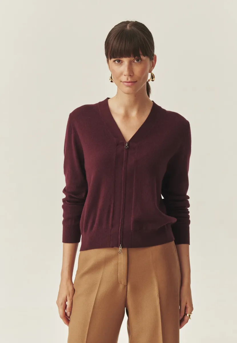 Strickjacke - red