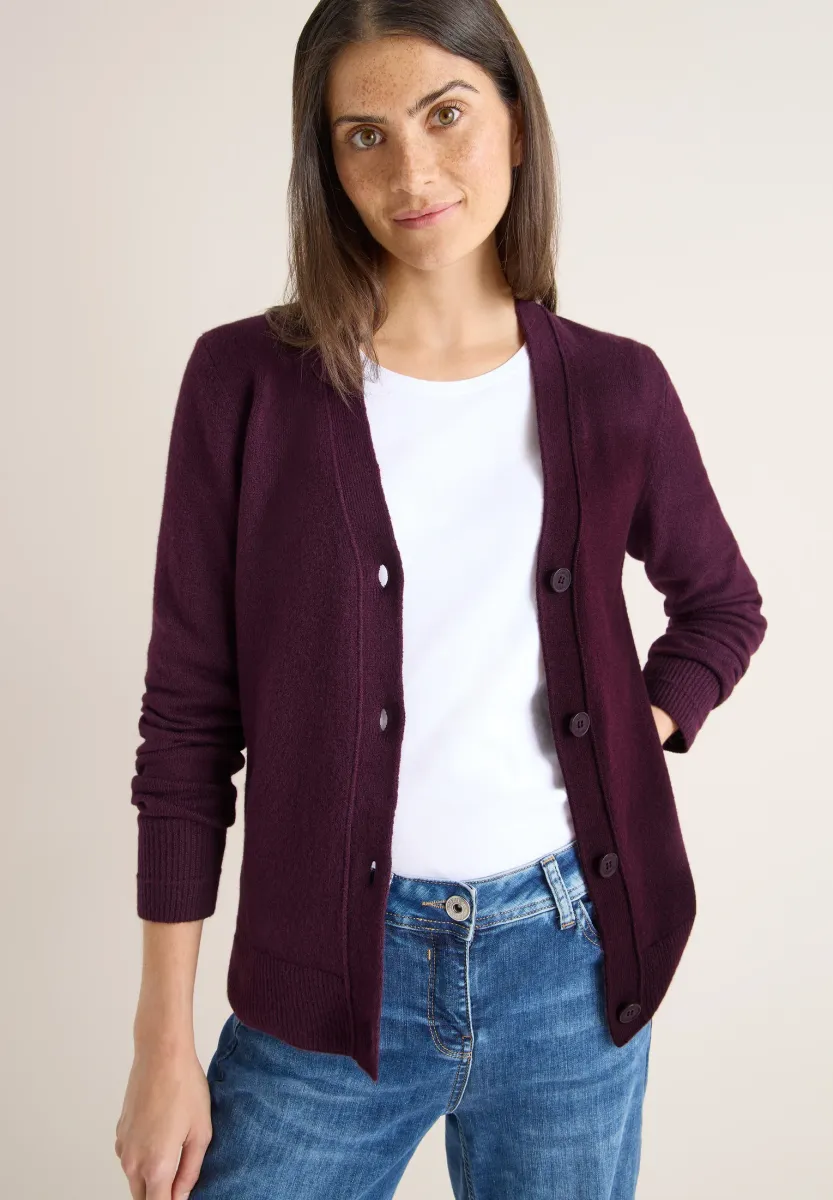 Strickjacke - rot