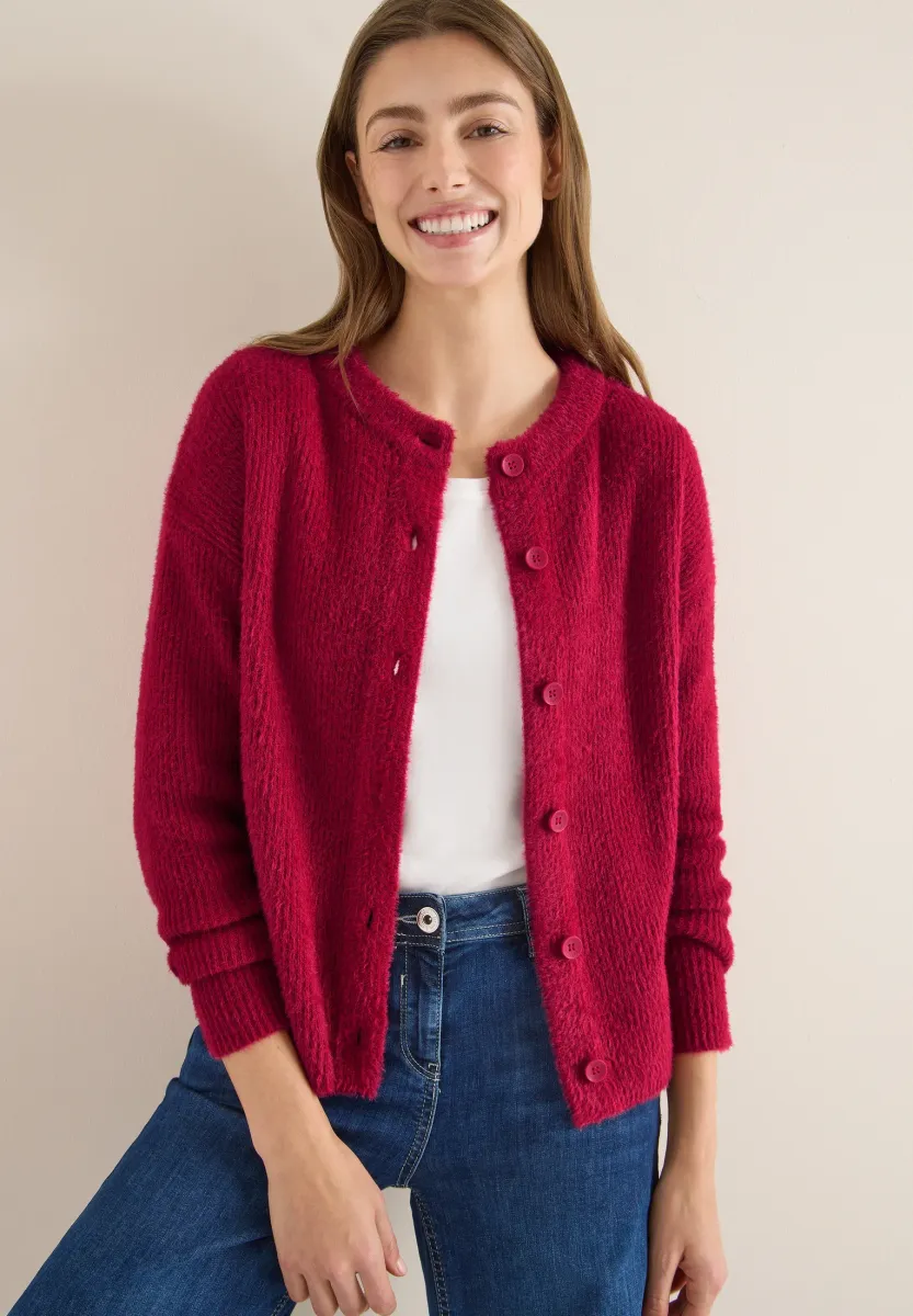 Strickjacke - rot