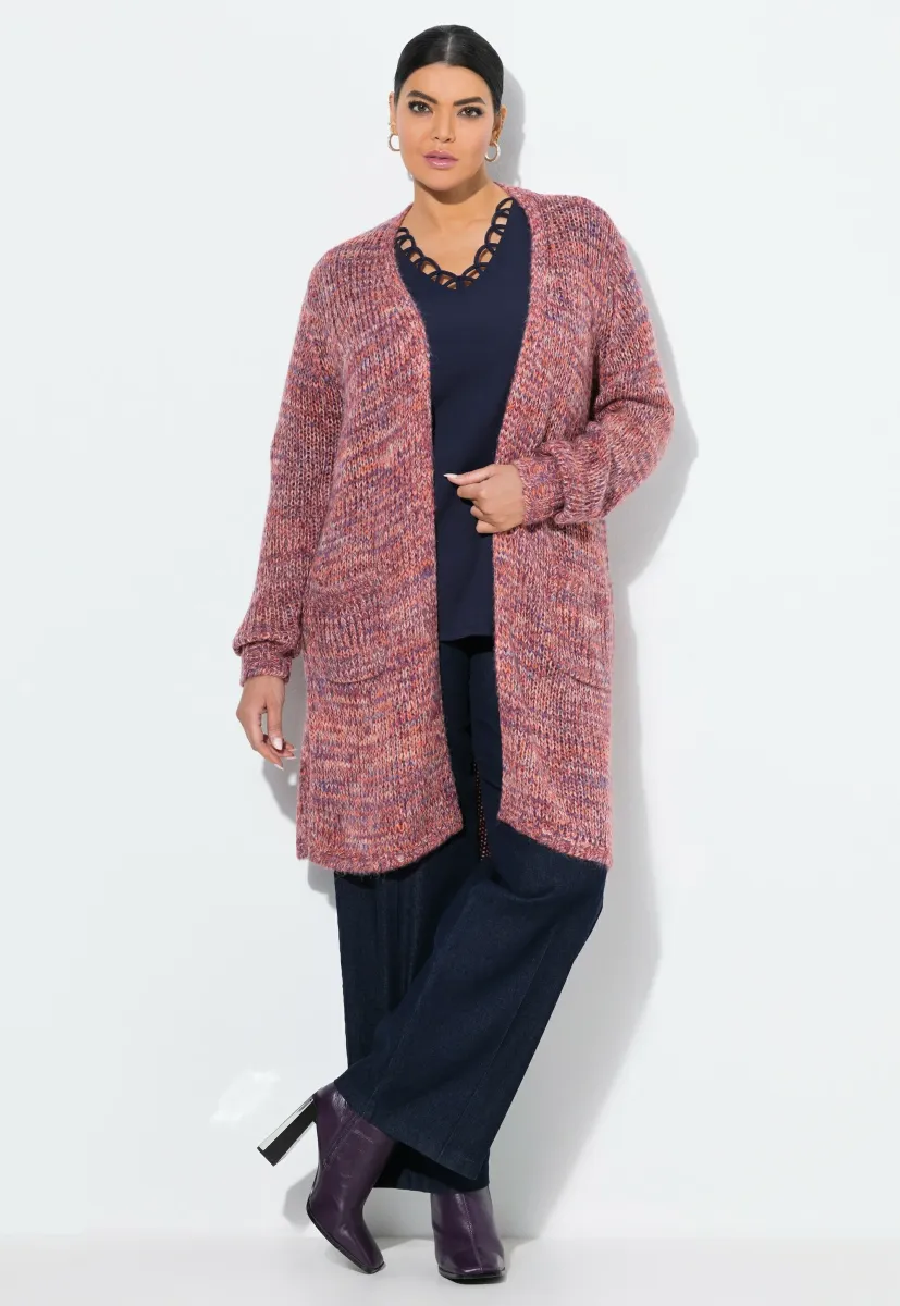 Strickjacke - rust brown