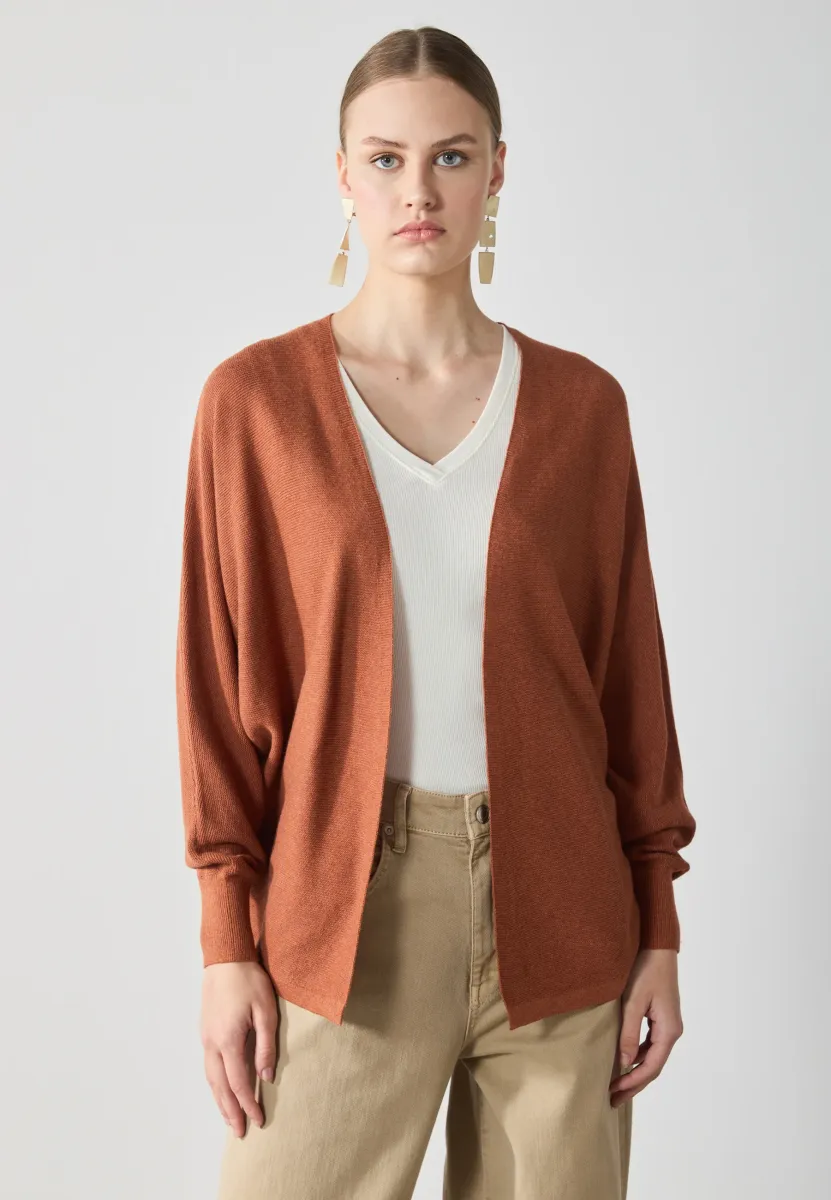 Strickjacke - rust