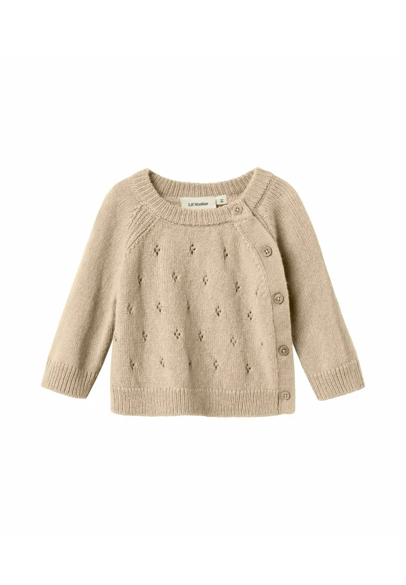 Strickjacke - safari
