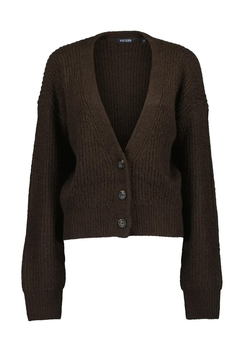 Strickjacke - schoko