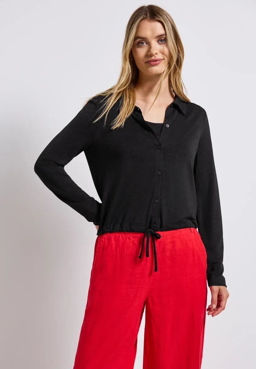 Strickjacke - schwarz
