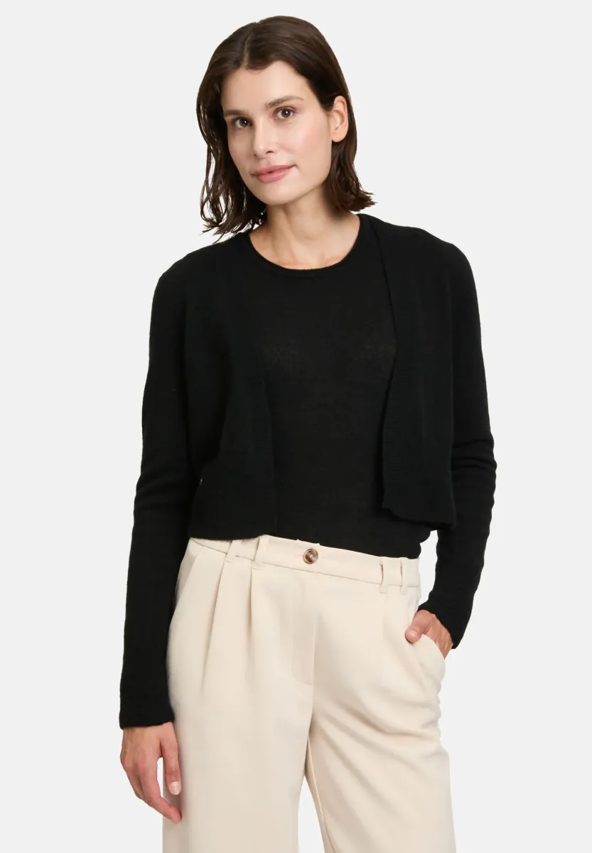 Strickjacke - schwarz