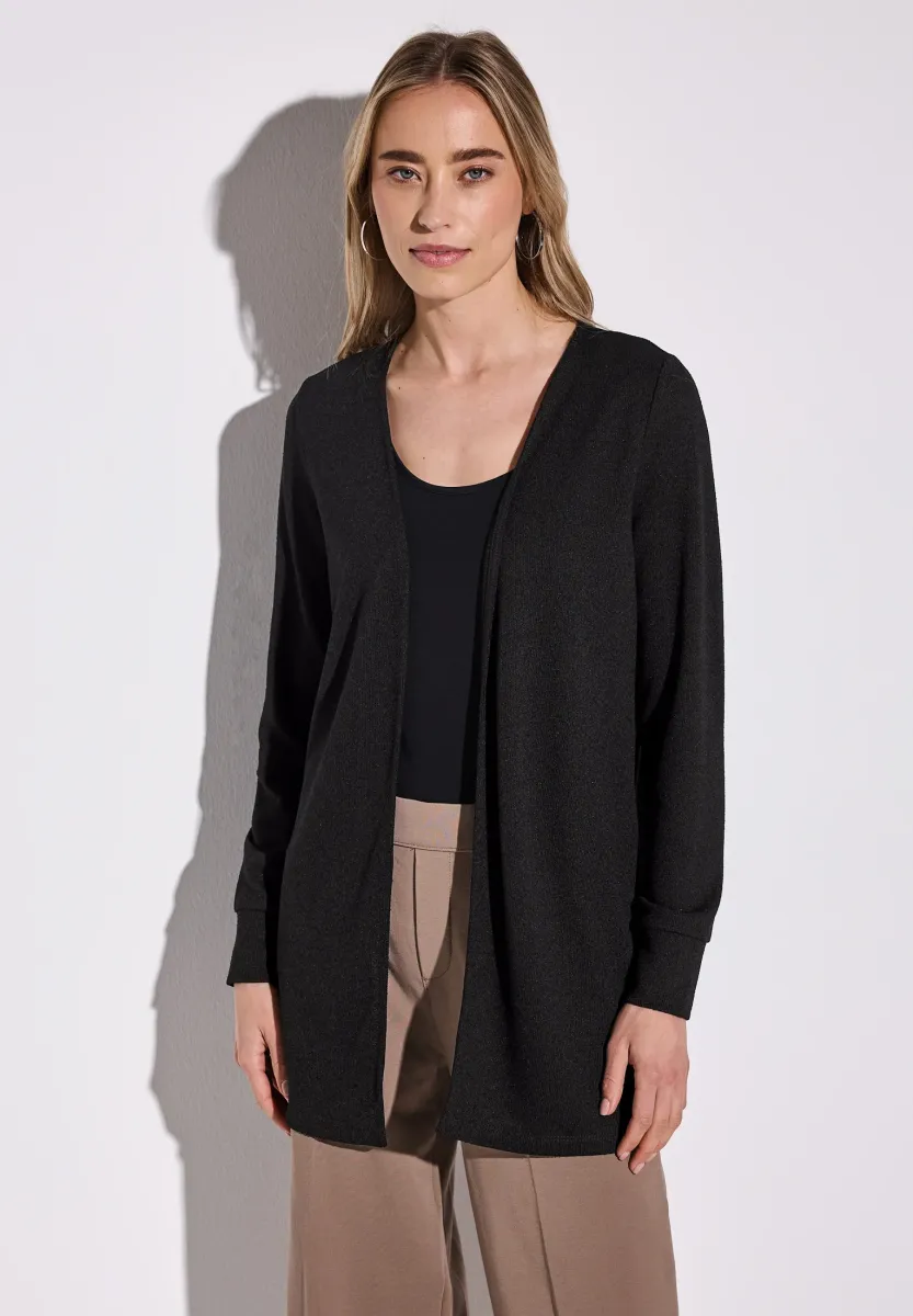 Strickjacke - schwarz