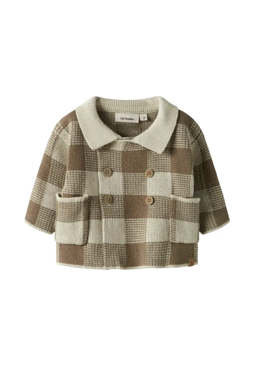 Strickjacke - sepia tint