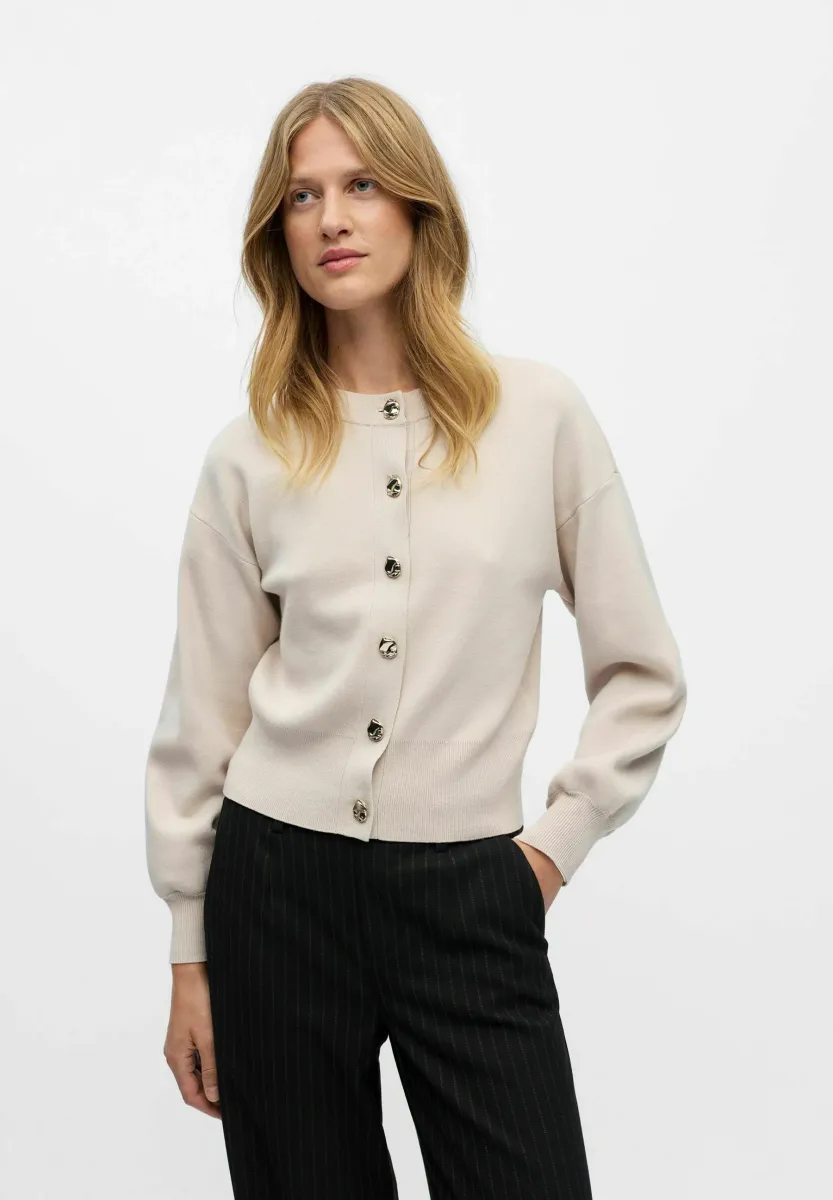 Strickjacke - silver gray