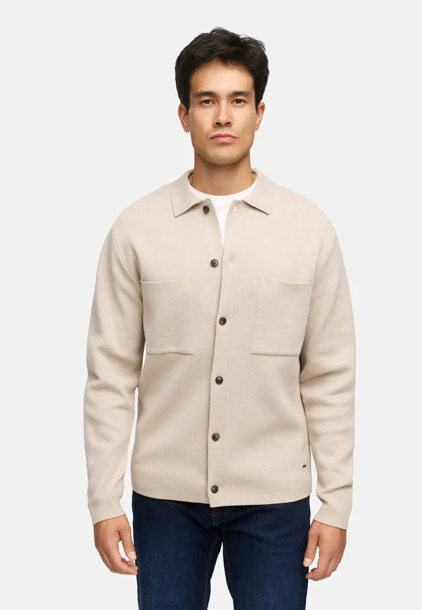 Strickjacke - simply taupe