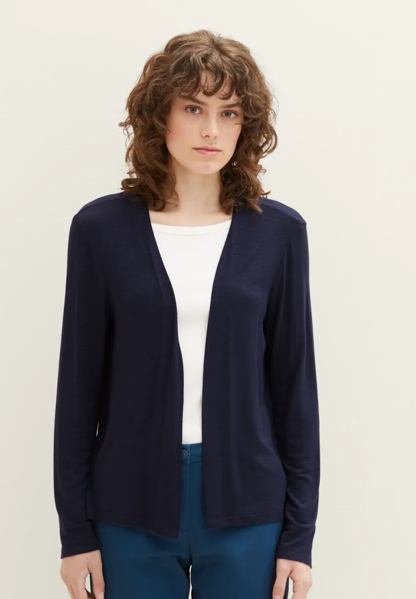 Strickjacke - sky captain blue