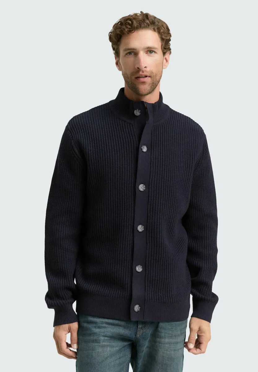Strickjacke - sky captain blue