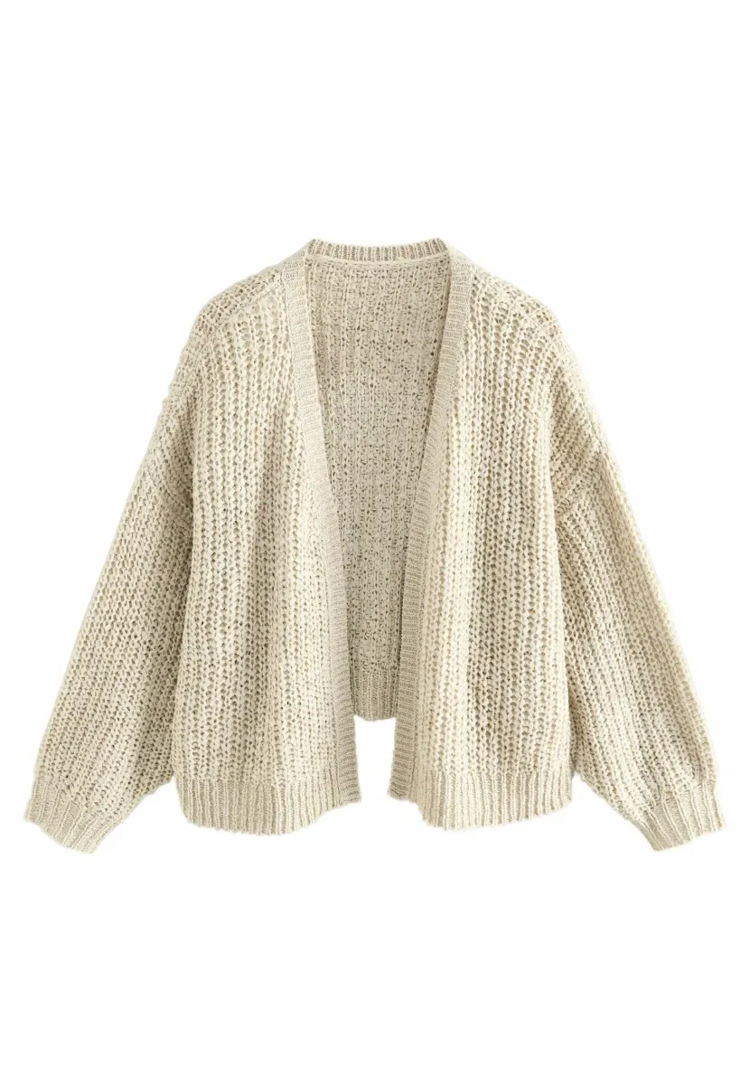 Strickjacke - stone