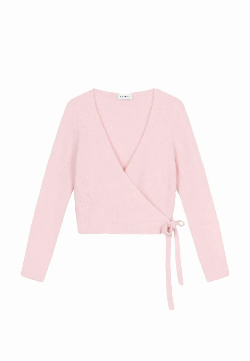 Strickjacke - sugar pink