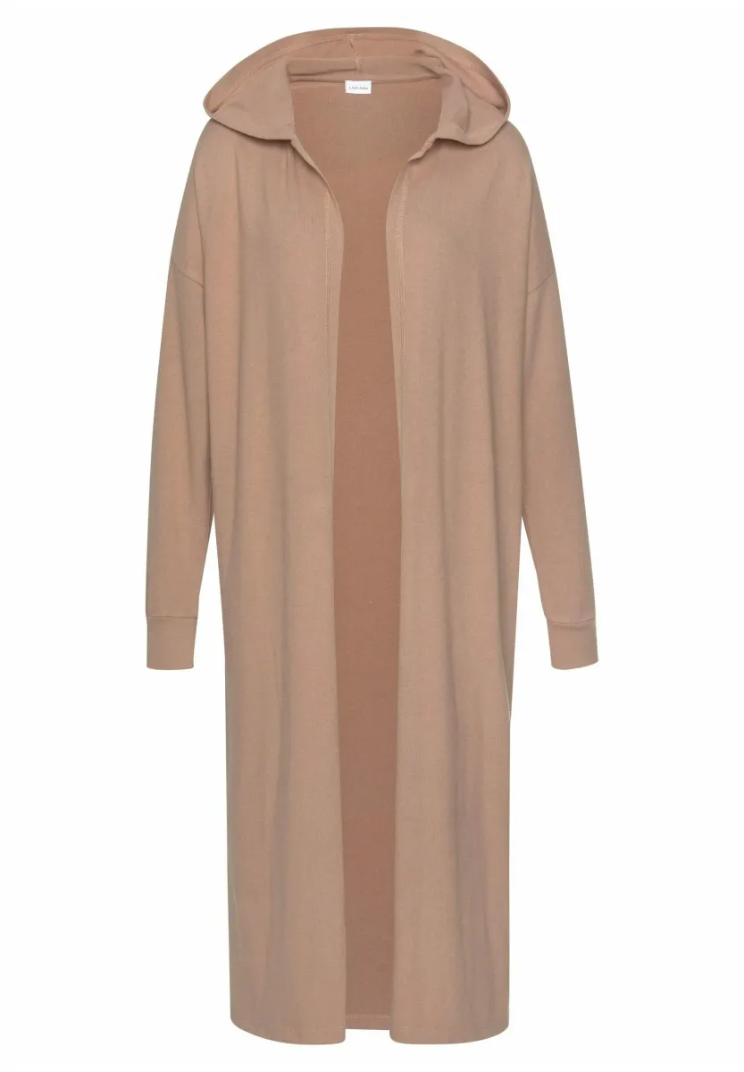 Strickjacke - taupe