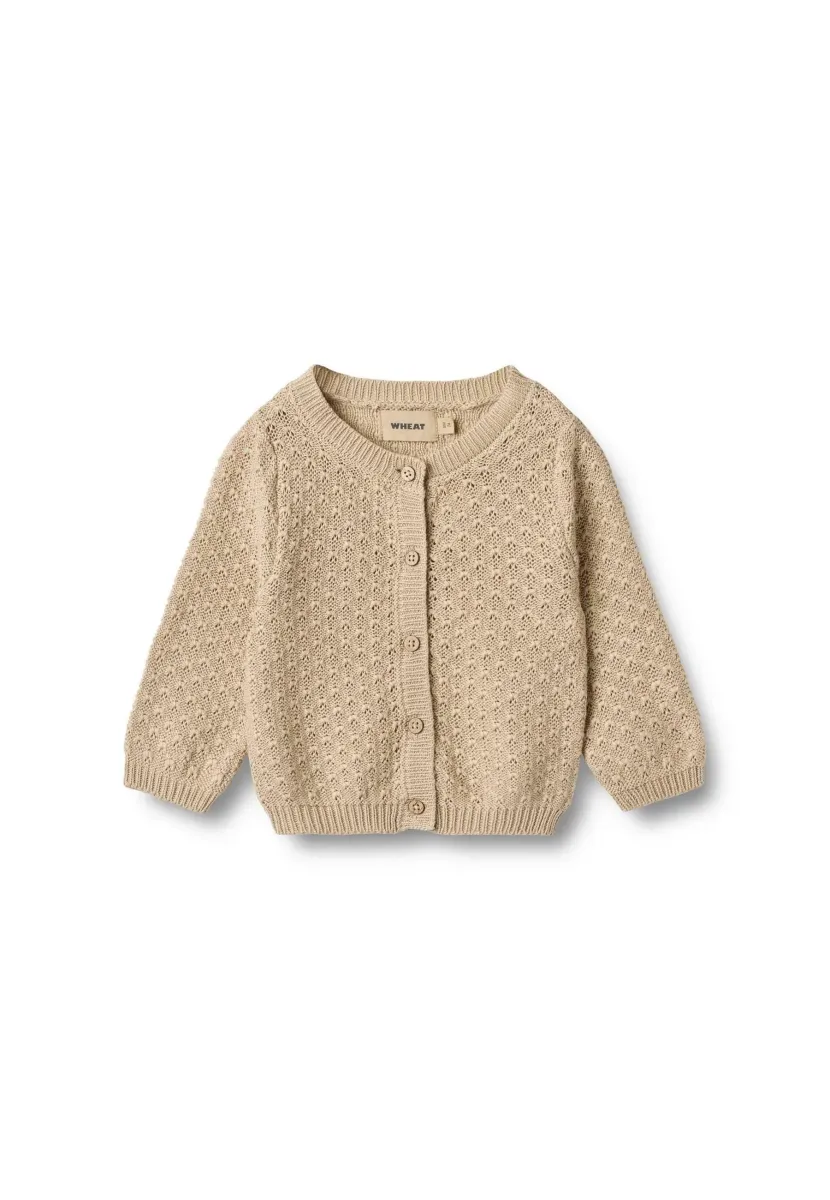 Strickjacke - warm sand