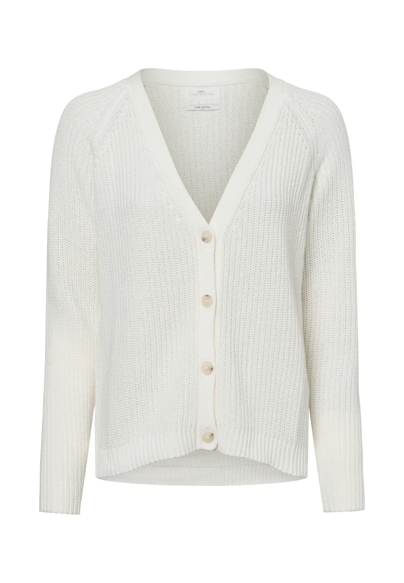 Strickjacke - weiß