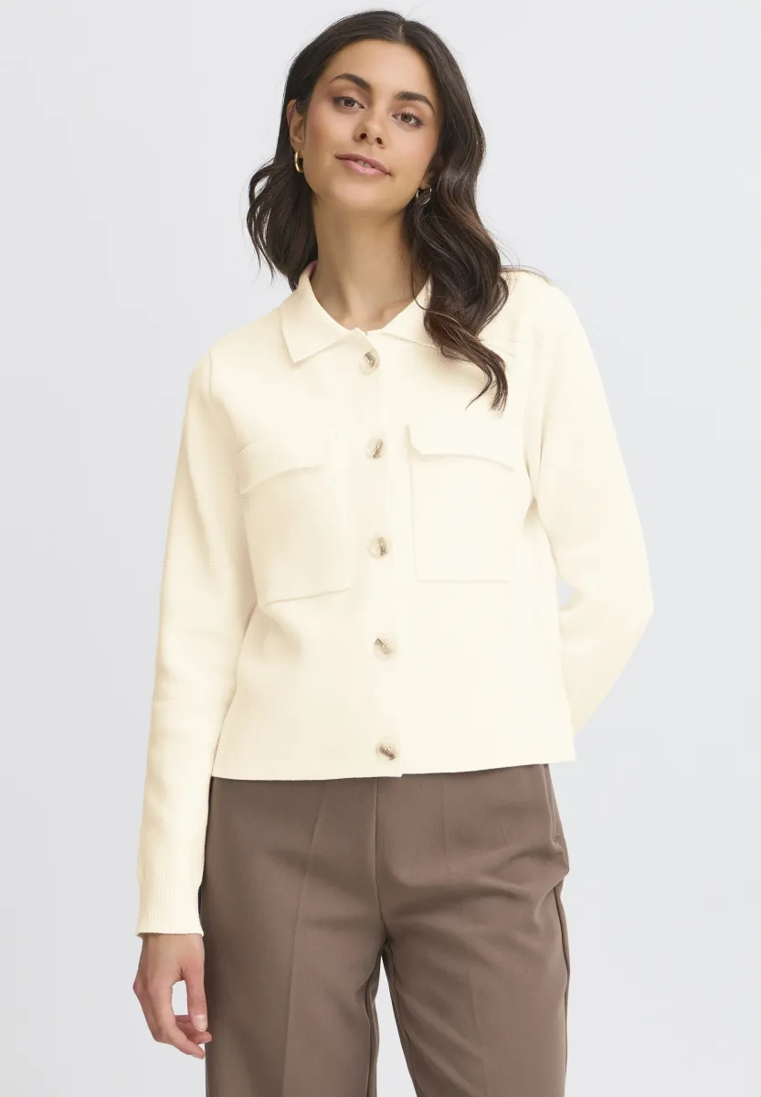 Strickjacke - whisper white