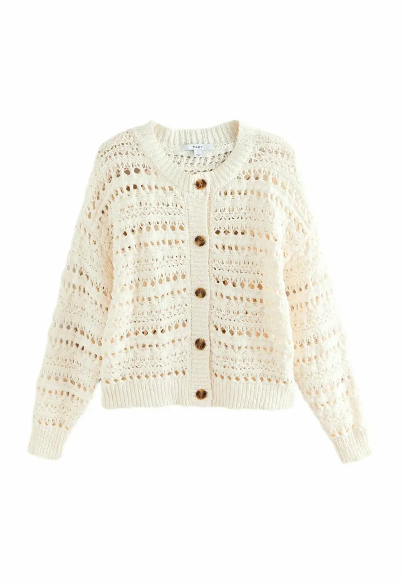Strickjacke - white ecru