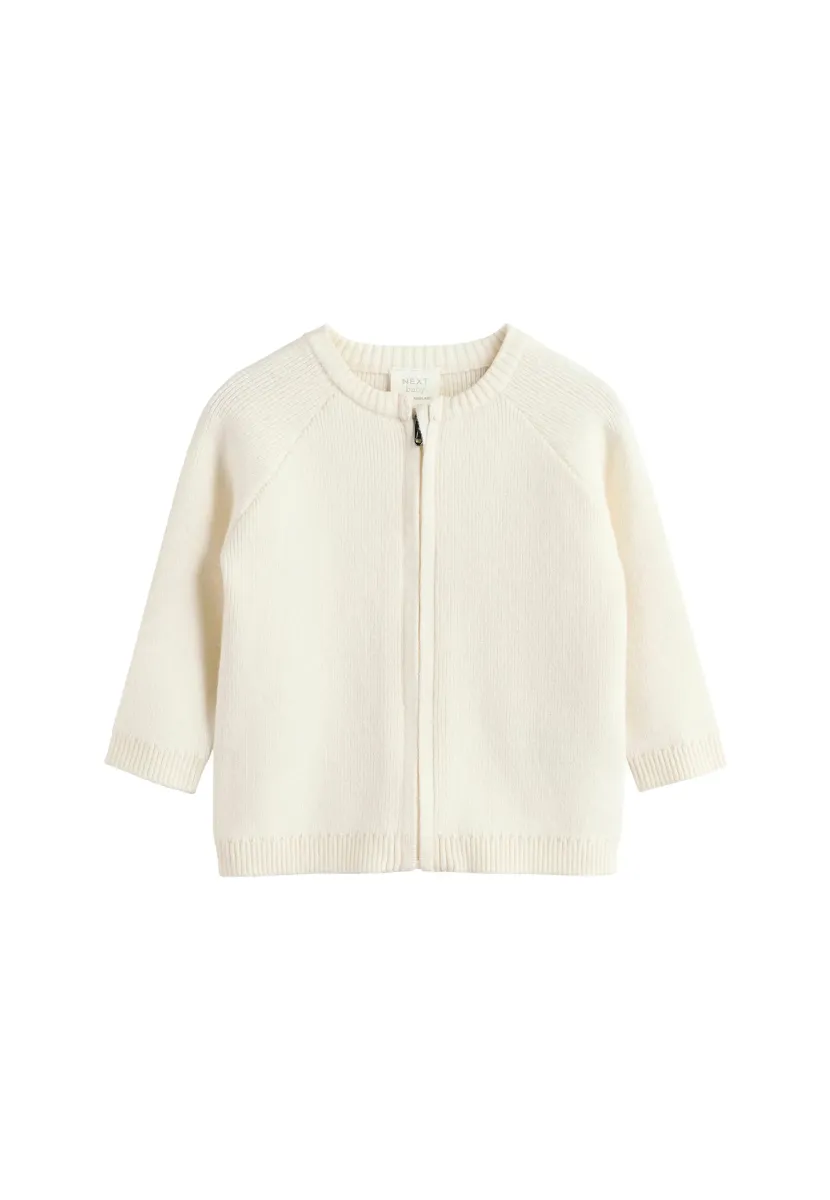 Strickjacke - white knitted