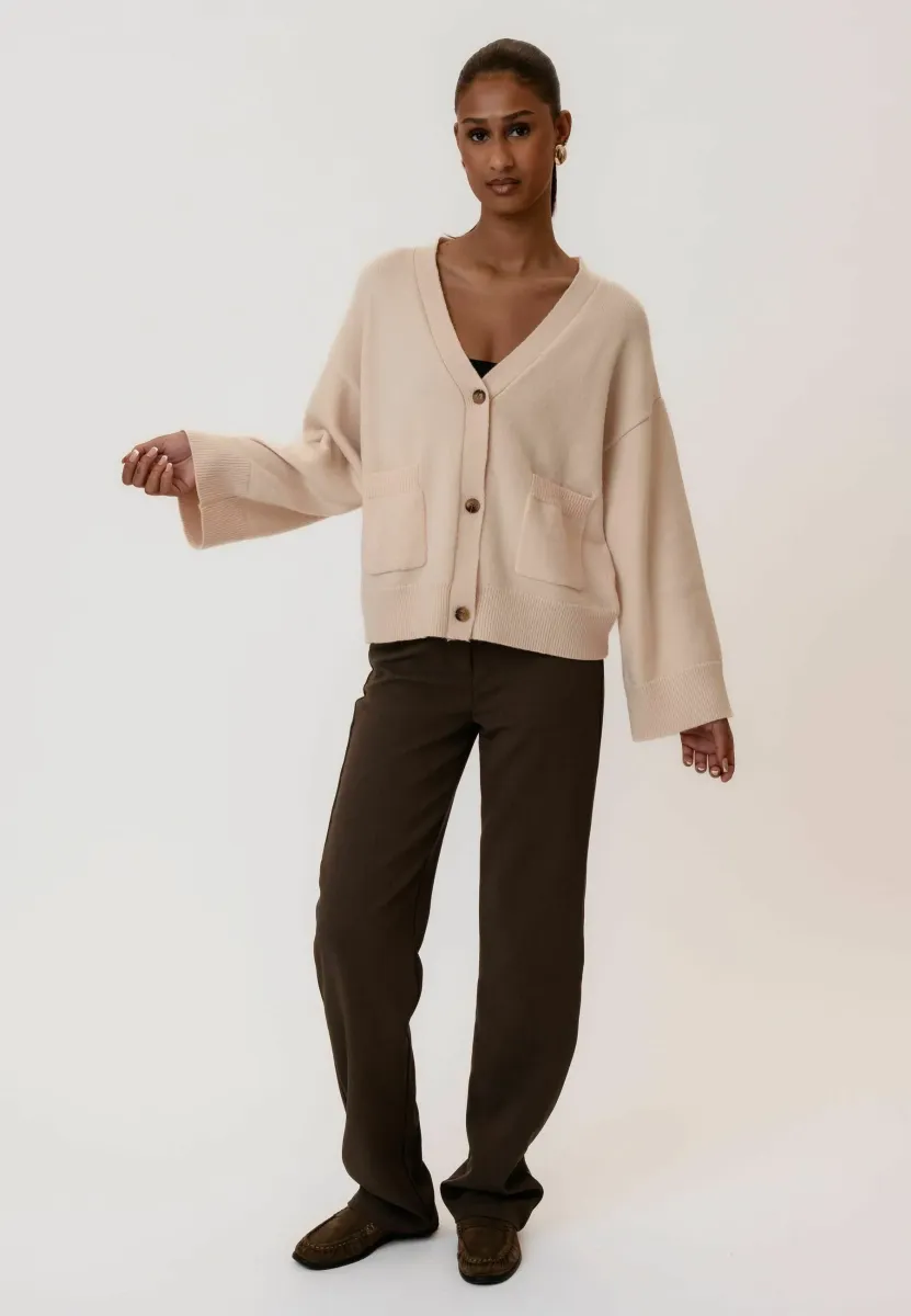 Strickjacke - white