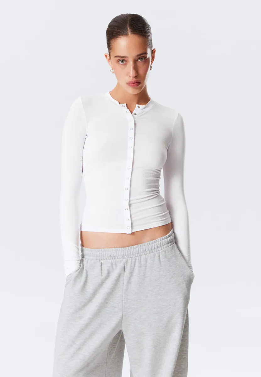 Strickjacke - white