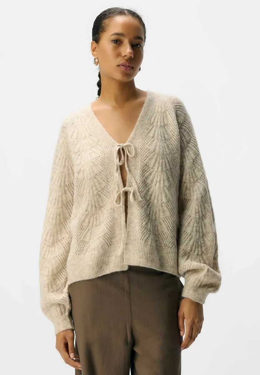 Strickjacke - white/sand