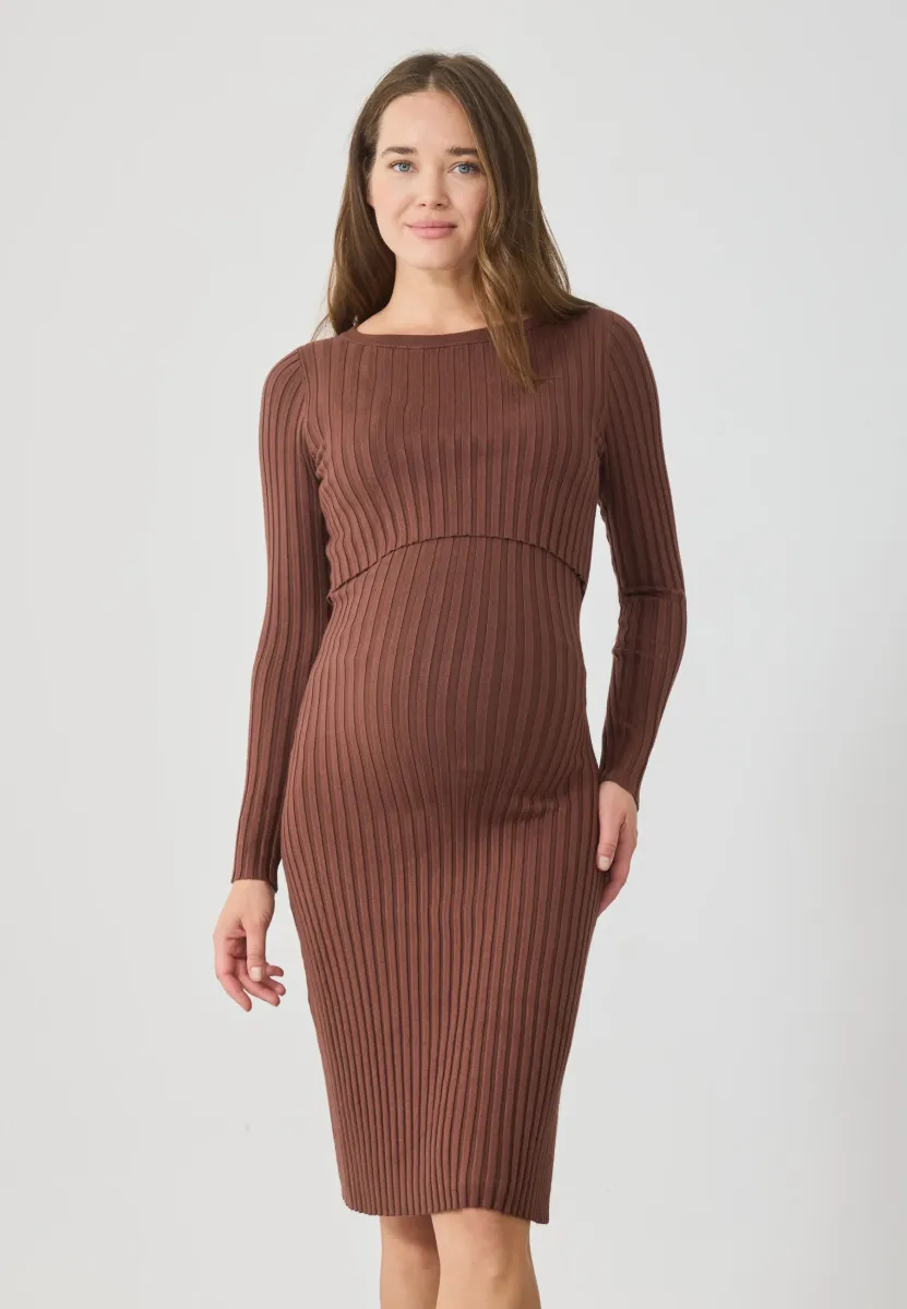 Strickkleid - chocolate lab