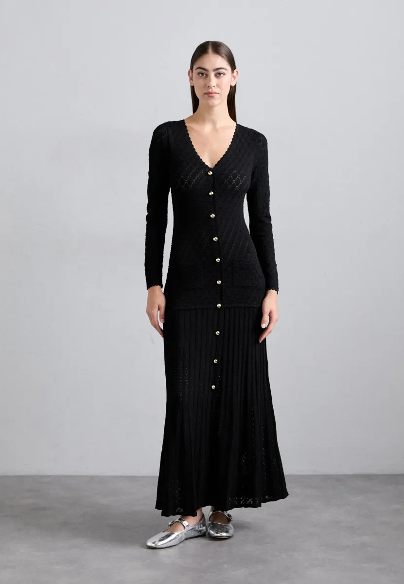 Strickkleid - noir