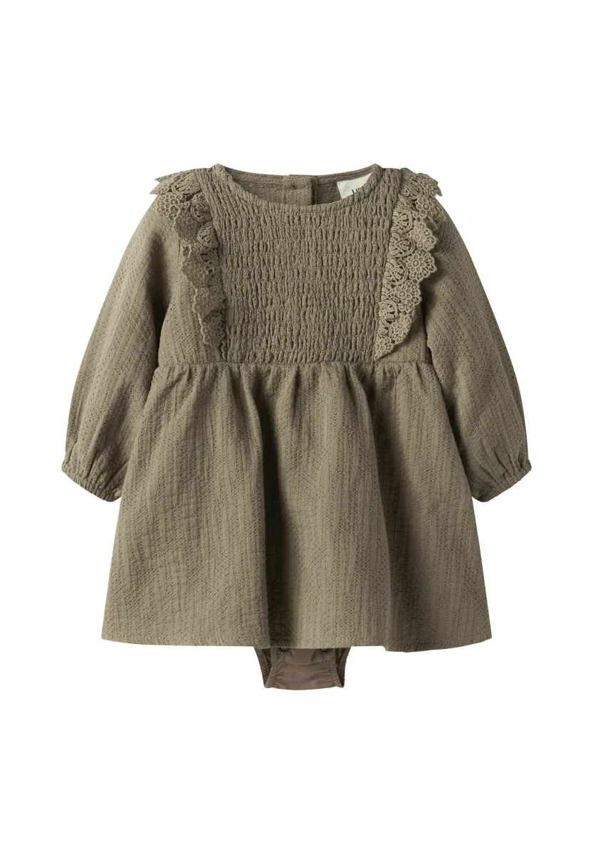 Strickkleid - sepia tint