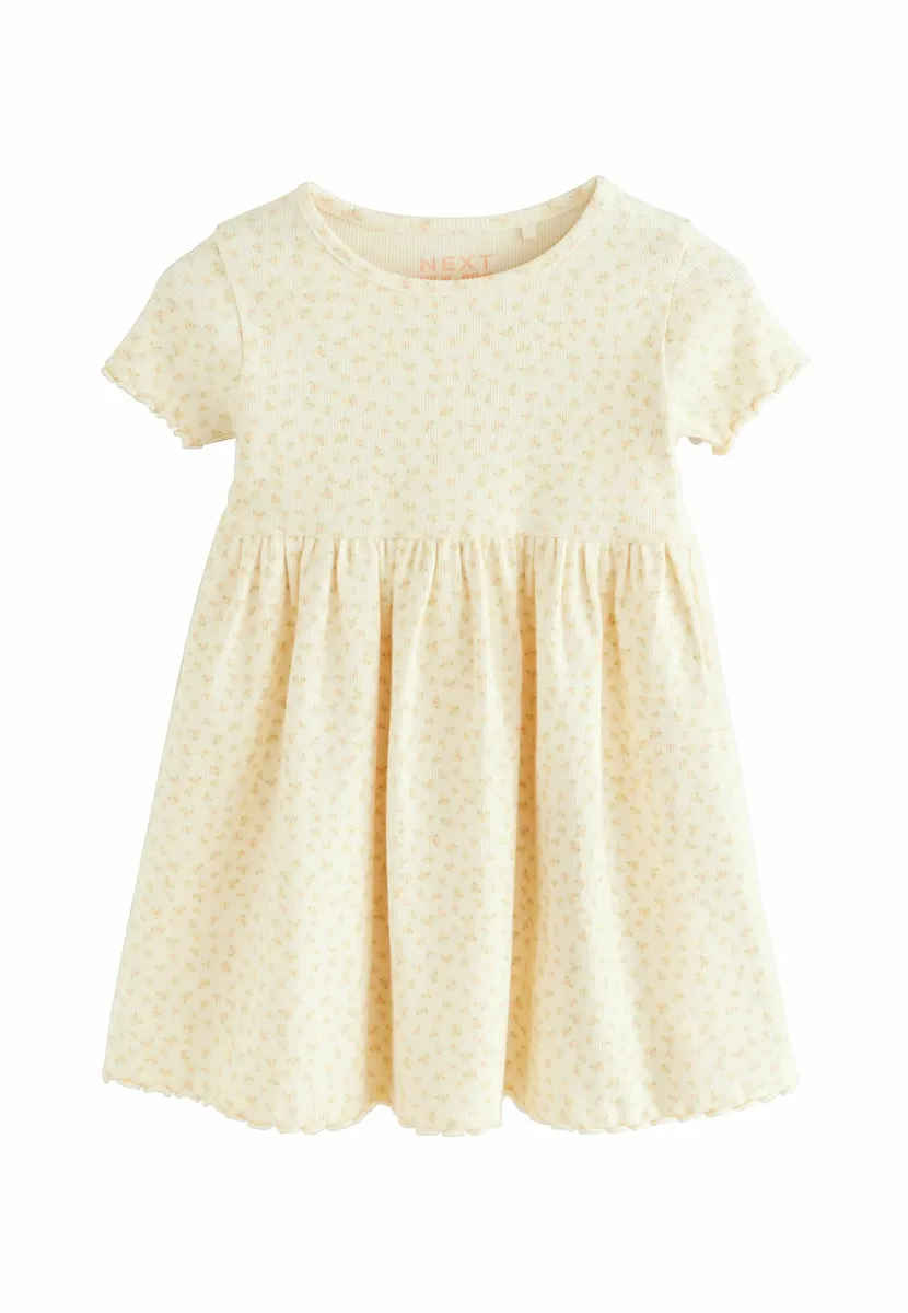Strickkleid - yellow